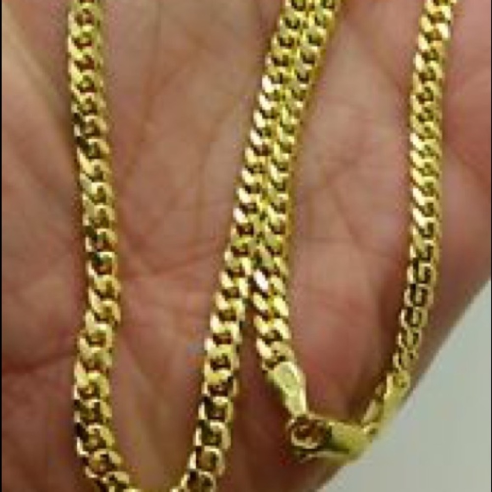 Solid 10k chain, 20in, 4mm